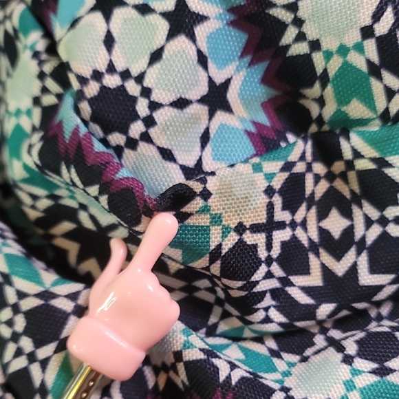 Blue Patterned Backpack - Picture 10 of 11